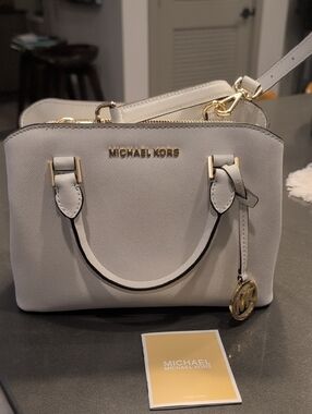 Michael Kors Camille Mini Satchel with Gold Hardware